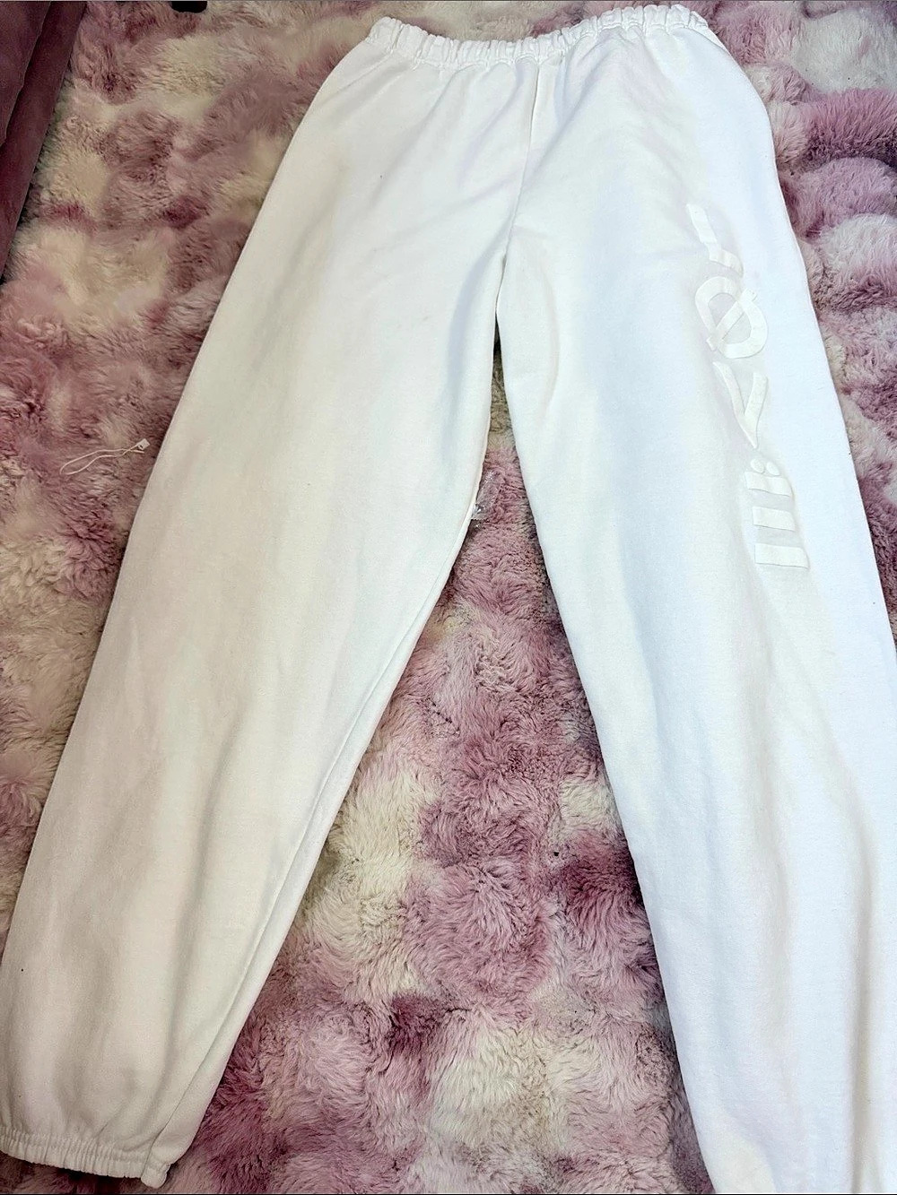 Aaron Carters personally owned White Track Pants